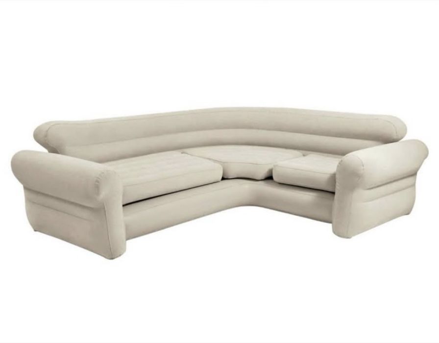 Tenda  insuflável 9 pessoas + cama+ sofa+sanita….