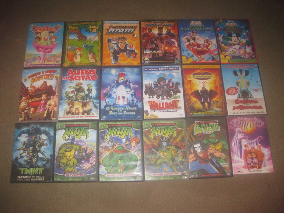 53 DVDs de Animação- Todos Originais!