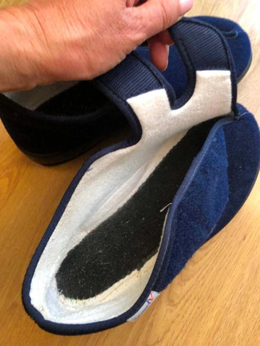 Granatowe buty ortopedyczne rozm. 38