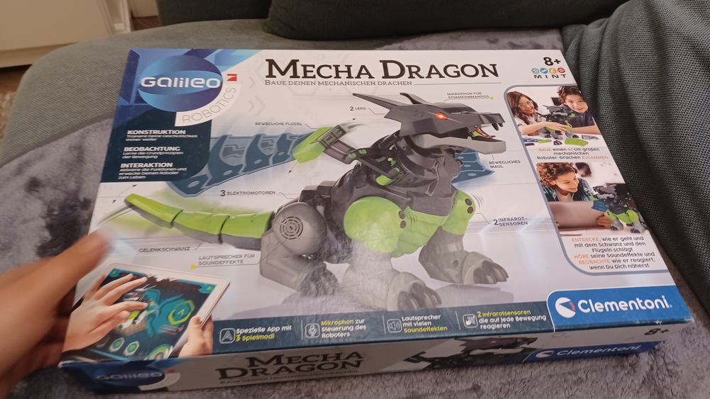 Clementoni Galileo Robotics Mecha Dragon zestaw do budowy robota smok