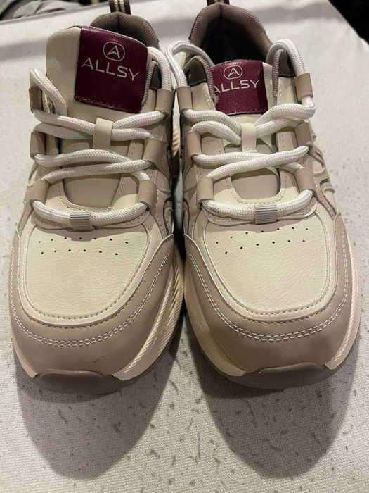 Жіночі кросівки ALLSY (Marsala & Beige) — Розмір 39  (б/в)
