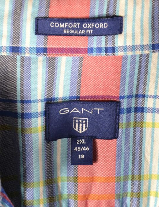 GANT Comfort Oxford Koszula Męska 2XL Oryginalna Super Stan Bawełna