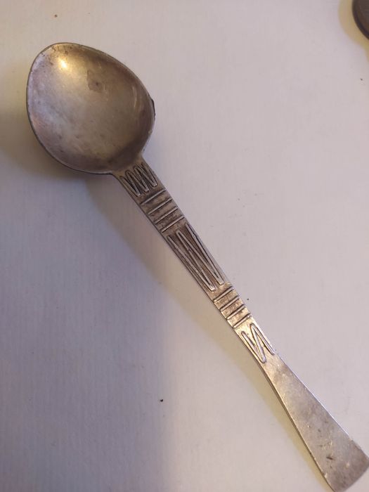 ложечка посріблення,вилка стара,ланцюг срібний