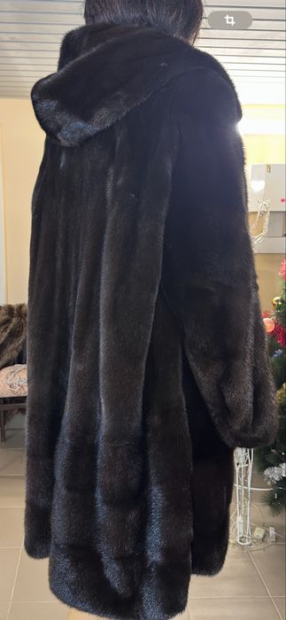 Рр 54-56 Норковая шуба Alberto Leonardi. Плюшечка Канадка. Италия
