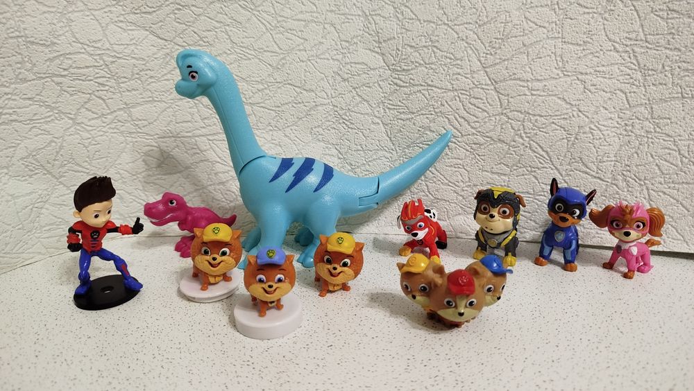 Фигурки  Щенячий патруль Оригинал Райдер,Коты,Скай,Маршал,Крепыш,Гонщи