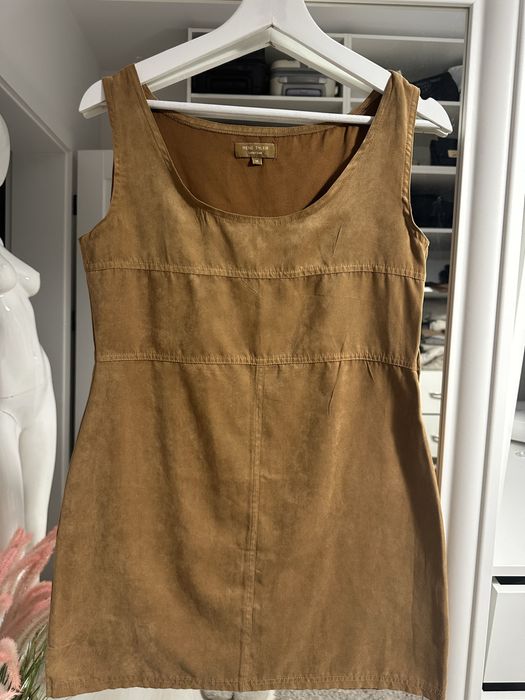 Sukienka mini imitacja zamszu rozmiar M