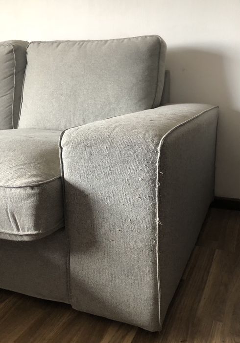 Sofá  + repousa-pés IKEA