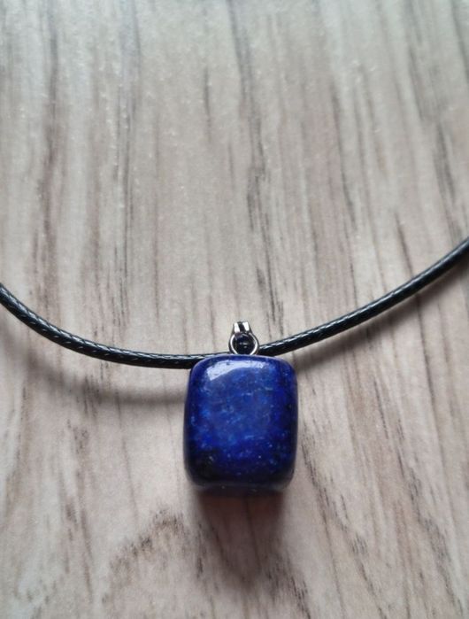 Naszyjnik i bransoletka z lapis lazuli, kamienia naturalnego