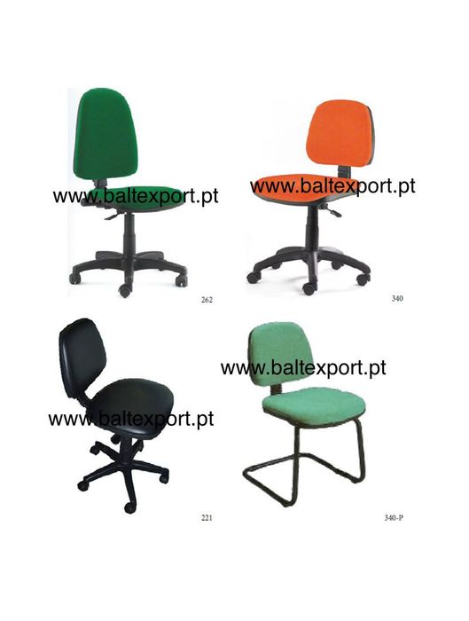 Cadeiras de Escritório Sofás Receção Cadeira Visitante Formação Novas