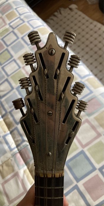 Banjo, antigo, de 8 cordas