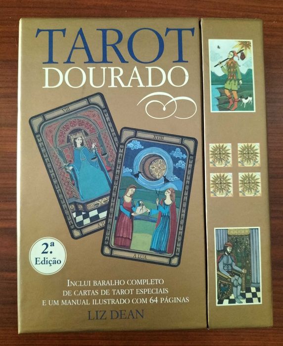 Liz Dean's Golden Tarot in Portuguese