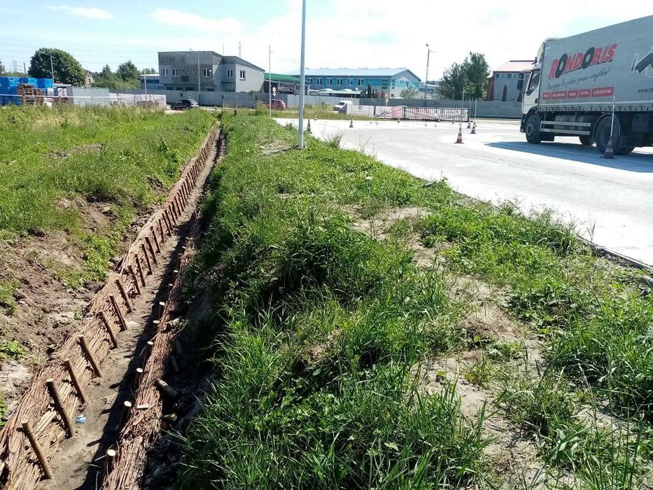Faszynowanie brzegów stawów
