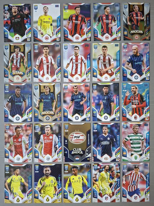 Karty piłkarskie fifa 365 panini 2025 / 2026 - 100 sztuk