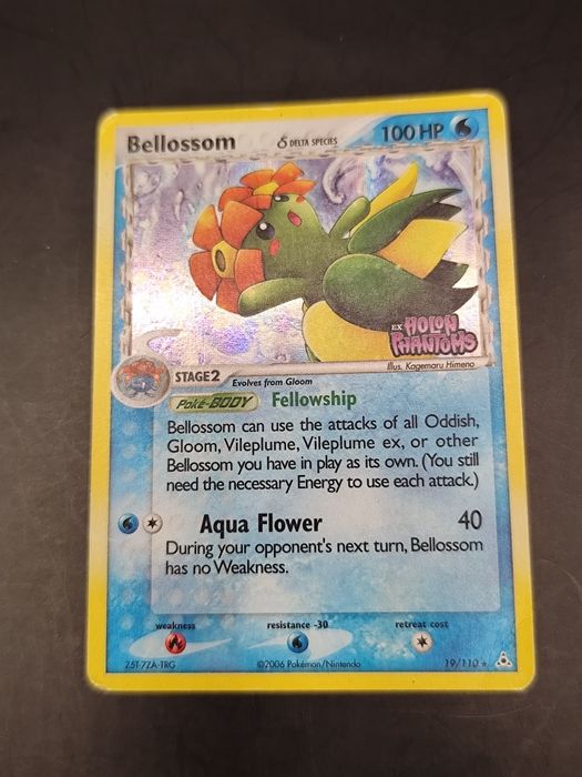 Carta Pokémon Bellossom Delta Species 19/110 – EX Holon Phantoms Stamped