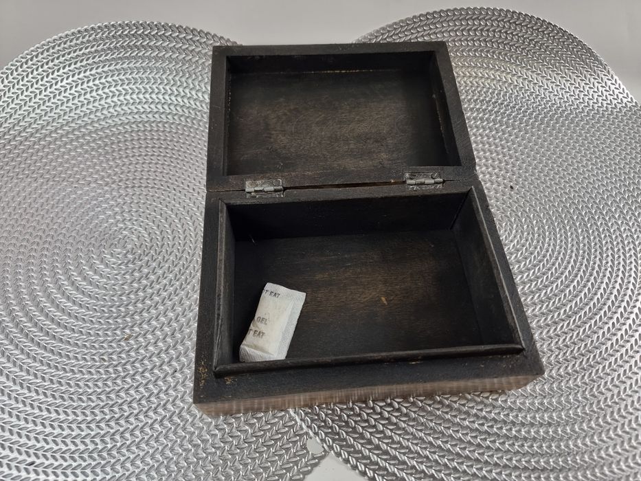 Szkatułka drewniana szkatułki drewniane z drewna brązowe