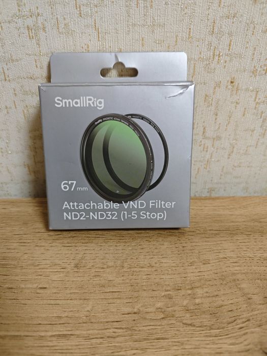 Магнітний змінний нейтральний фільтр SmallRig (VND) ND2–ND32, 67 мм