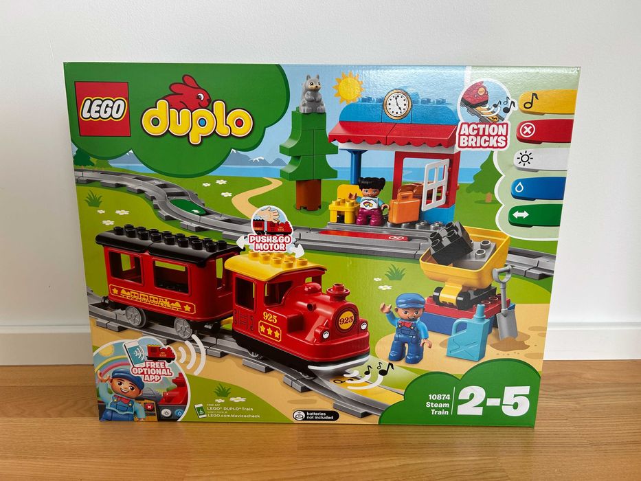 LEGO 10874 Duplo - Pociąg parowy Łączany / Oświęcim
