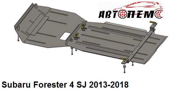 Захист двигуна Subaru Forester Subar Imprezа Subaru Ascent Subaru Baja