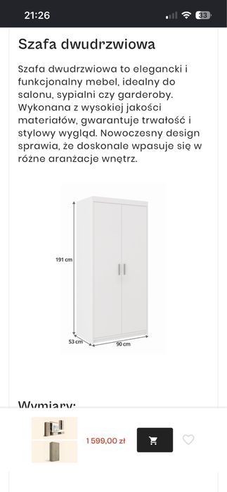 Sprzedam Mebloscianke