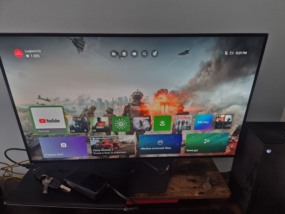 Xbox series X 4k 120fps lgMonitor LG UltraGear OLED 32GS95UV-B