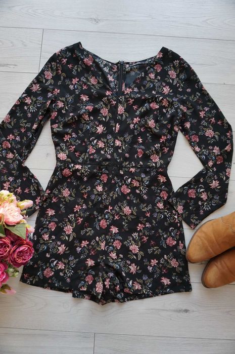 kombinezon w kwiaty~ Bershka r.40