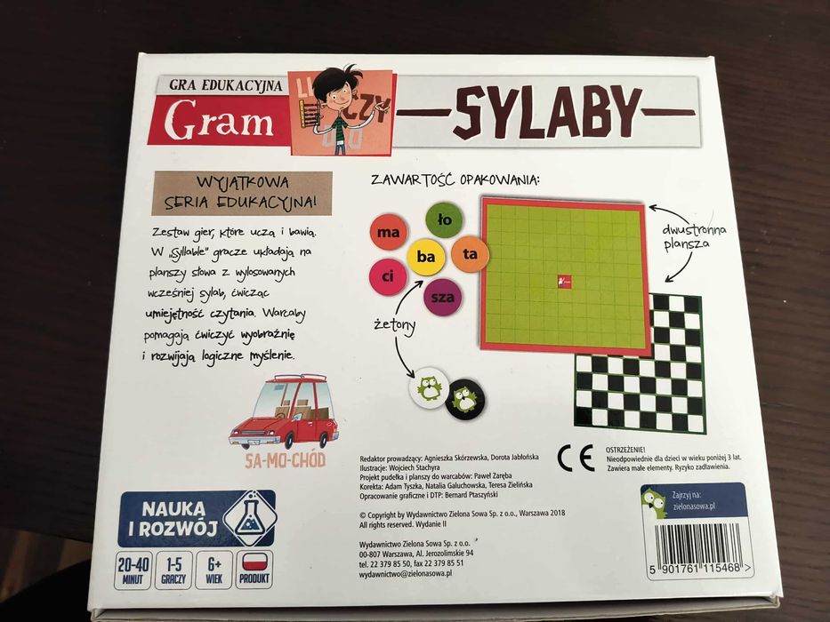 Gra planszowa SYLABY tanio