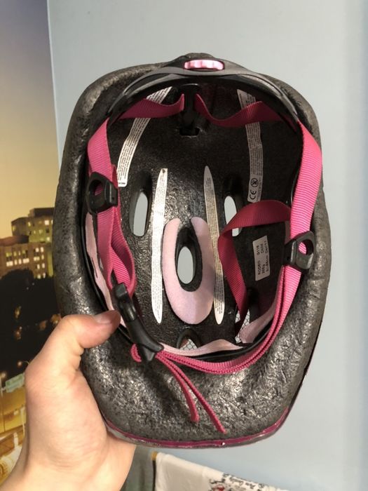 Детский велошлем 50-55 см на девочку Шлем велосипедный