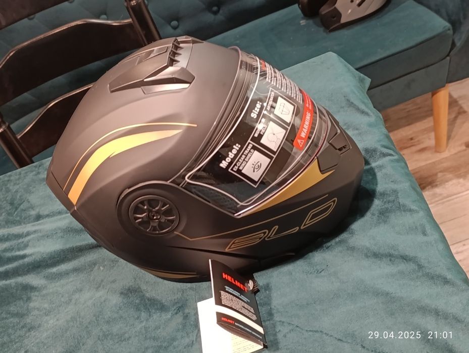 Kask szczękowy motocyklowy L M