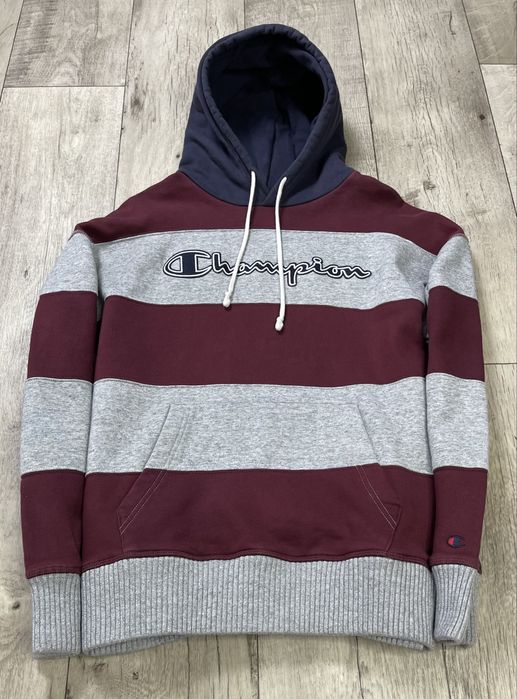 Champion кофта толстовка M размер на флисе балахон с принтом