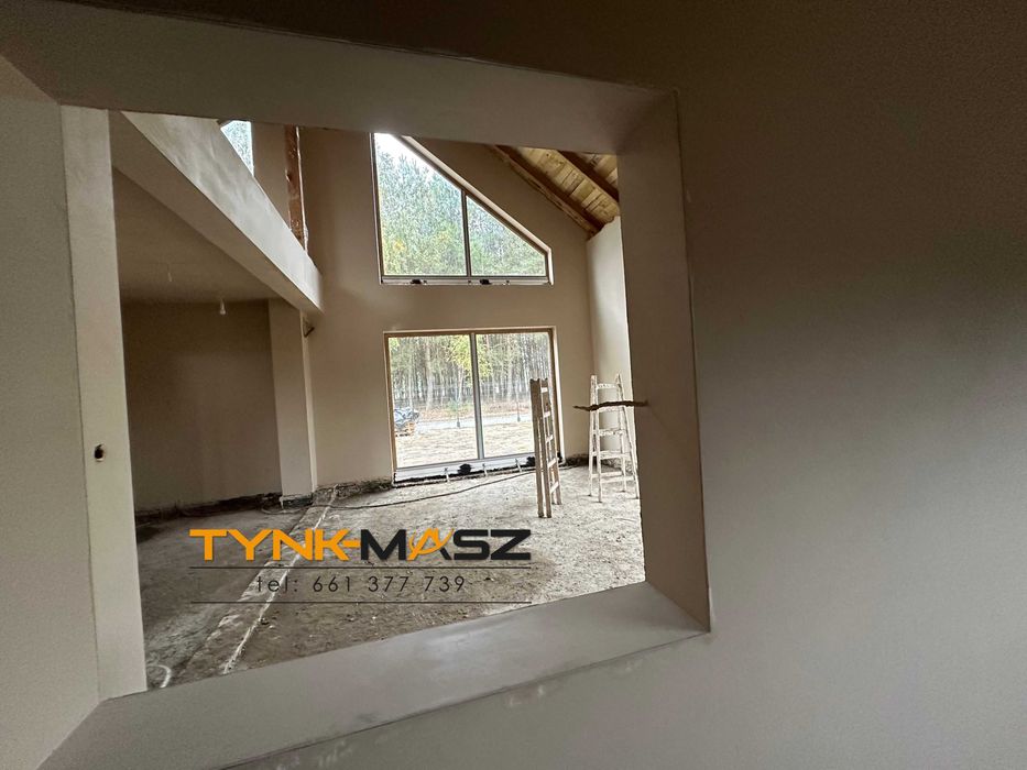 TYNKI Maszynowe gipsowe cementowo-wap osuszacze