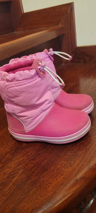 Crocs для дівчинки чобітки весна не промораючі