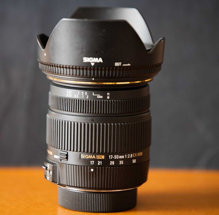 Obiektyw Sigma 17-50 2,8 EX HSM mocowanie nikon