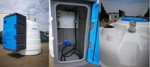 Zbiornik JFC 1600 Single AdBlue z dużą skrzynią