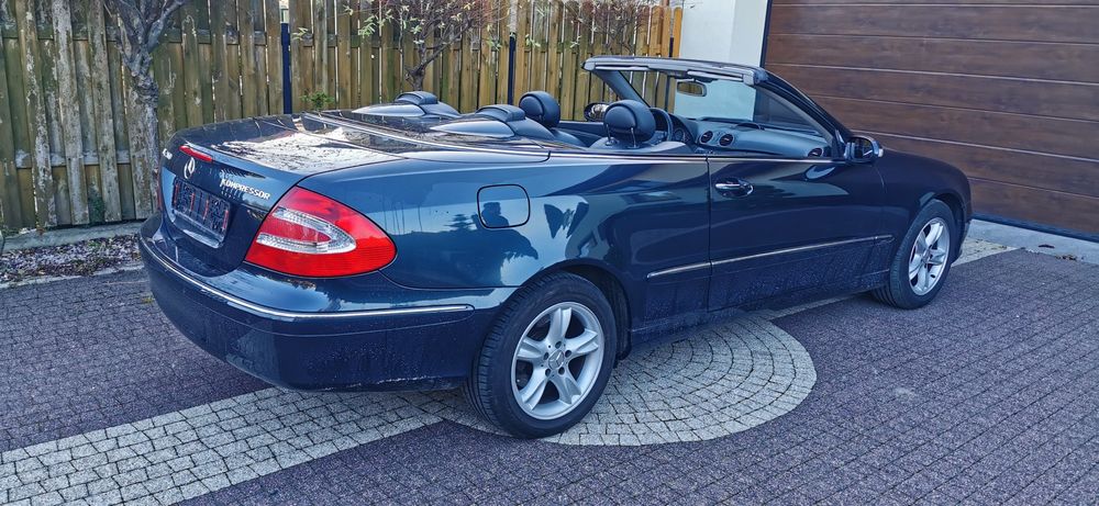 Mercedes clk kabriolet. Bezwypadkowy Pierwszy lakier