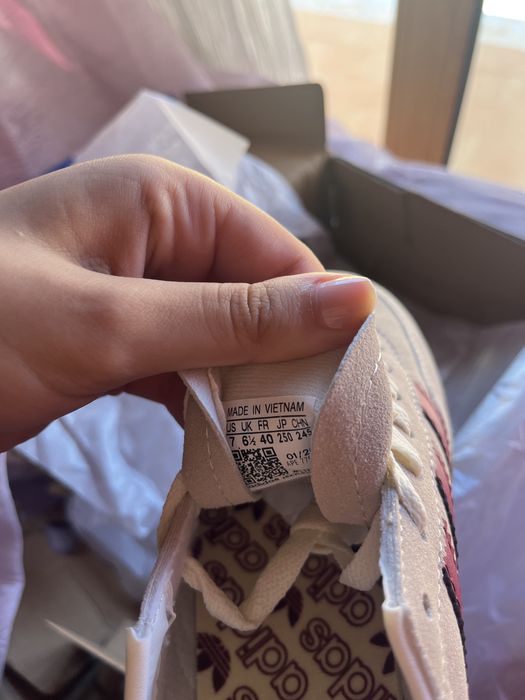 Sapatilhas adidas spezial bordo e bege tamanho 40