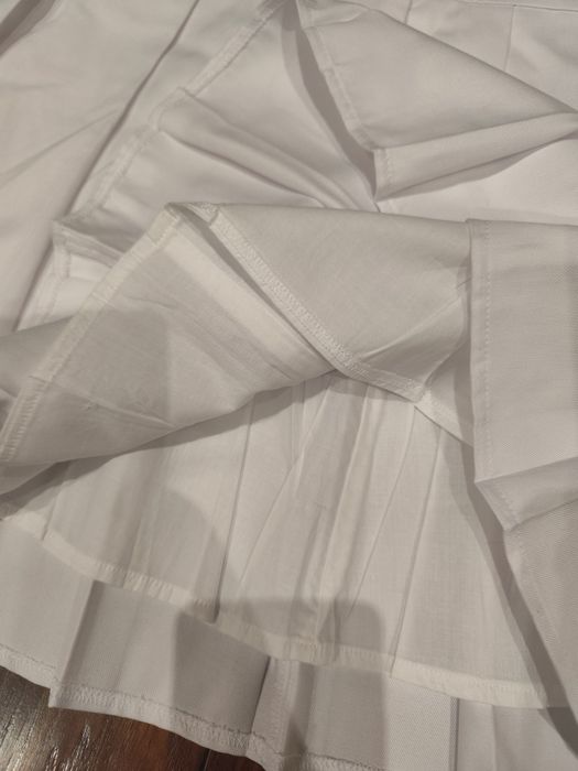 Nowa biała spódnica next plisowana r. 158 na ok. 13 lat