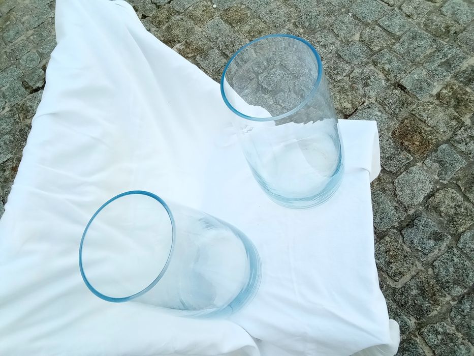 Jarras em vidro grandes