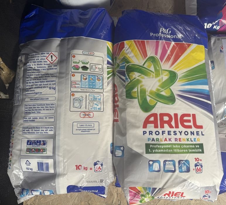 Оригінал! Пральний порошок Ariel Professional 10 кг, Турція.
