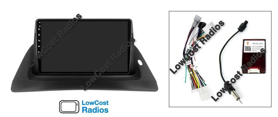 Auto Rádio 9' RENAULT KANGOO | GPS ANDROID Bluetooth USB APPS WIFI | CARPLAY • ANDROID AUTO
