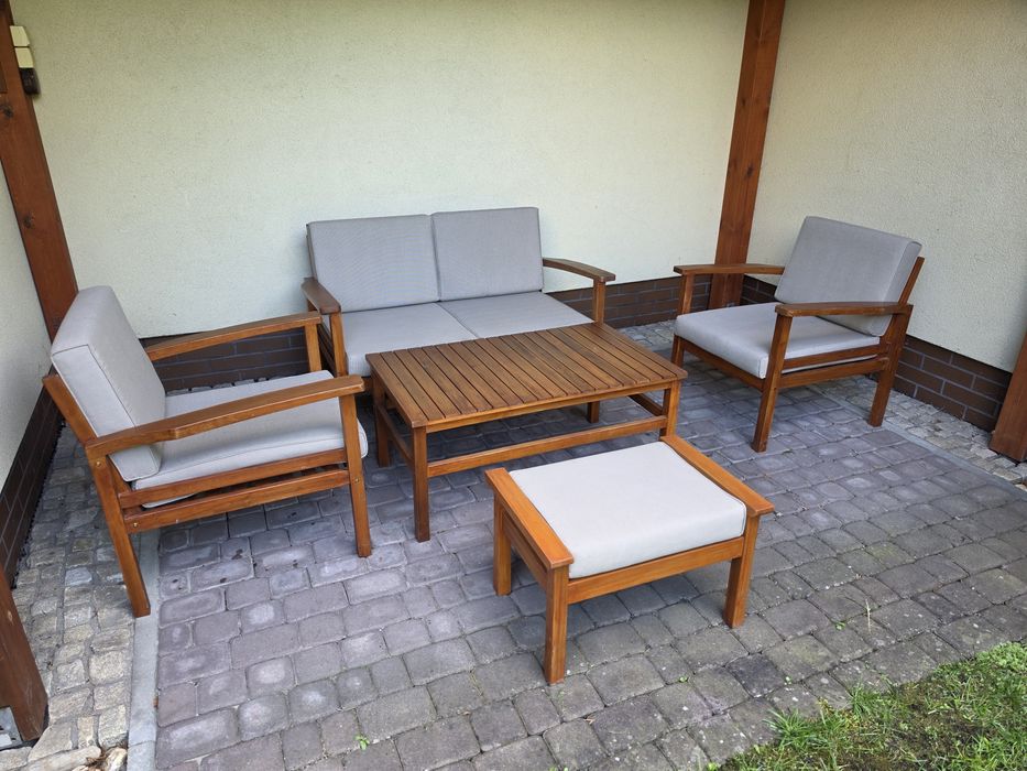 Zestaw mebli ogrodowych akacja lite drewno akacjowe meble ogrodowe