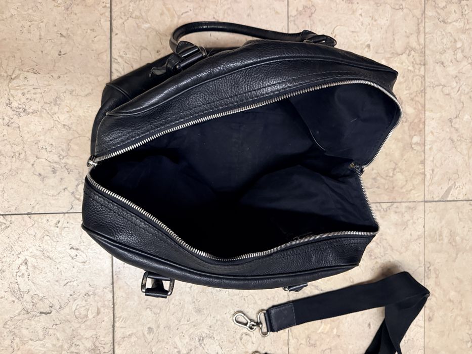 Saco de viagem em pele genuina da Hilfiger