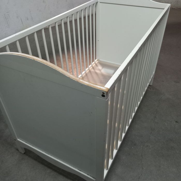 Cama de bebé 
Berço, branco, 60x120 cm