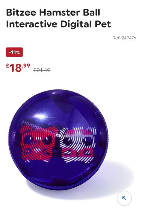 Оригінальна іграшка-улюбленець Bitzee Hamster Ball від Spin Master.