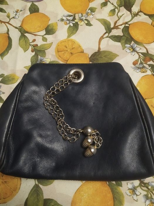 Вінтажний шкіряний клатч