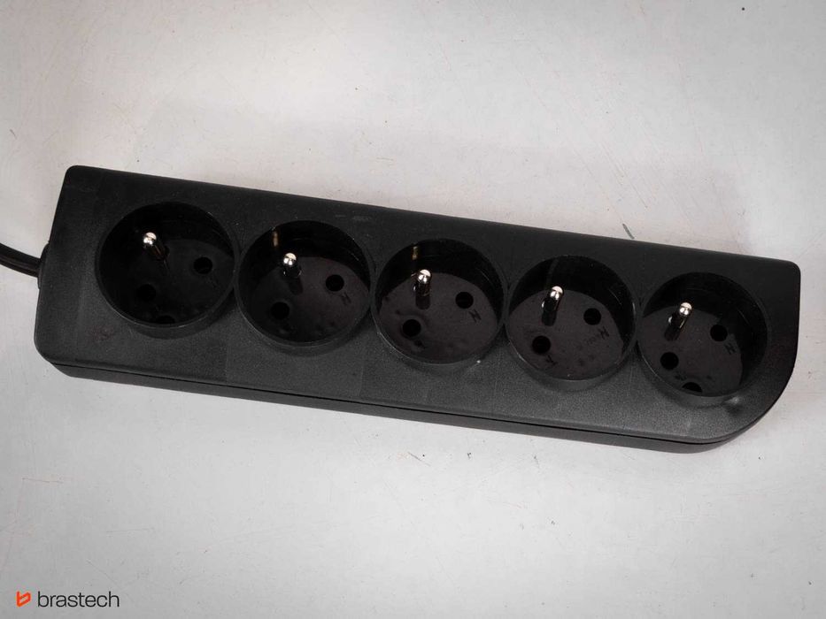 Przedłużacz biurkowy Elgotech PSN-503-2 5×230V 2500W 3 m