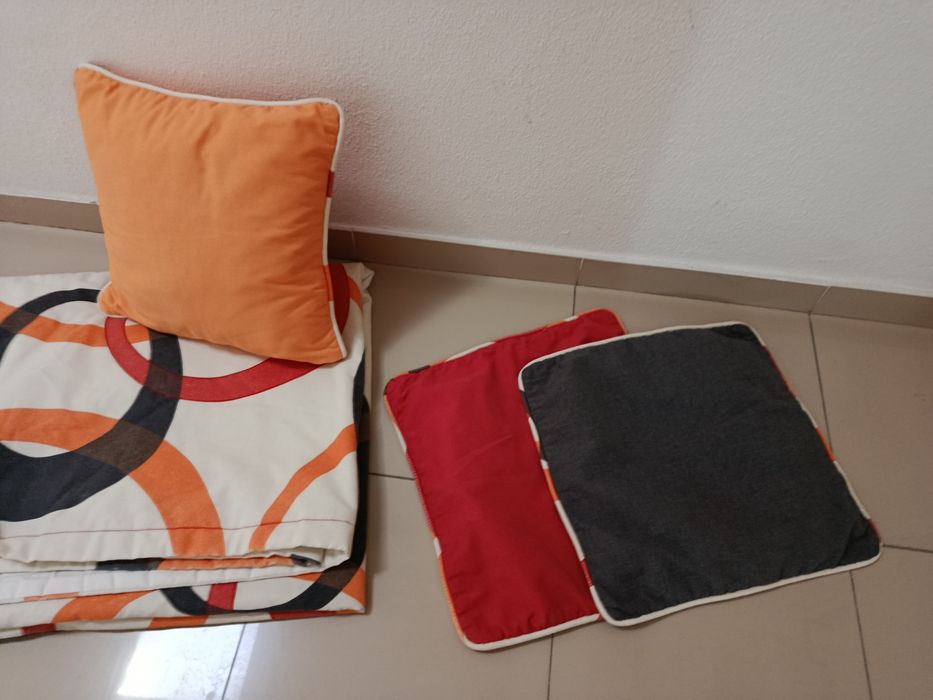 Edredão coberta cama / sofá com almofadas