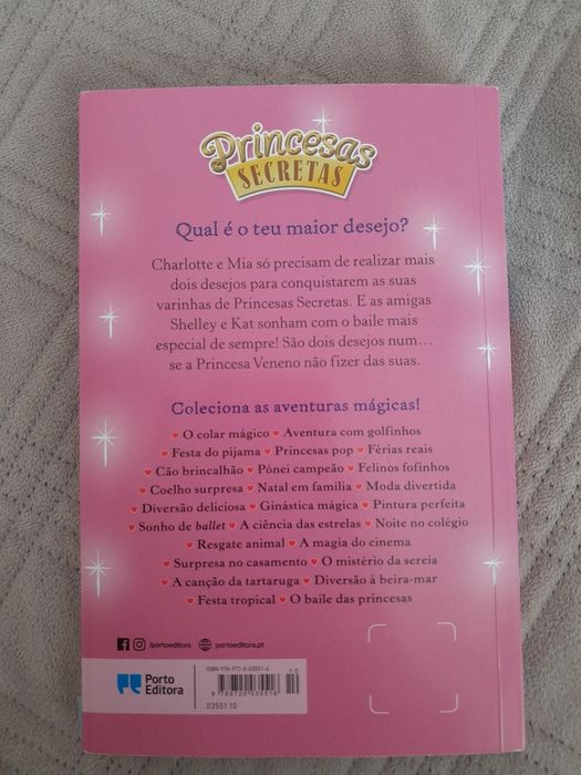 Edição Especial Livro 5 Princesas Secretas - O baile das Princesas