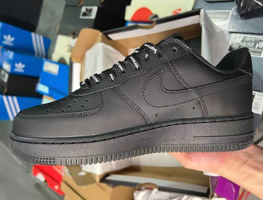 Nike Air Force 1 Low Supreme Black R.46