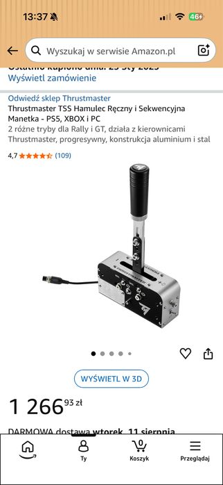 TSS Handbrake + uchwyt na reczny i biegi