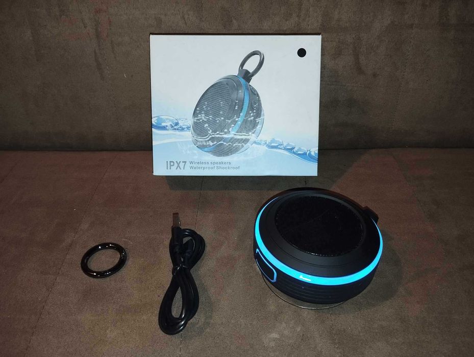 Głośnik Bezprzewodowy Bluetooth Wodoodporny T9 Czarny